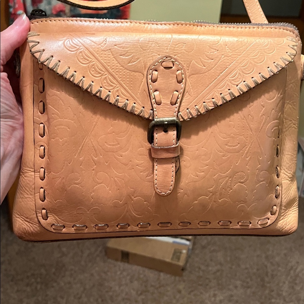Patricia Nash Tan Crossbody Bag